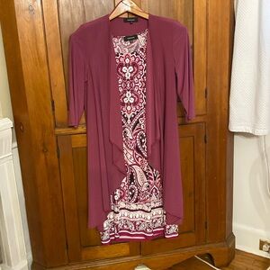 Sleeveless dress with jacket